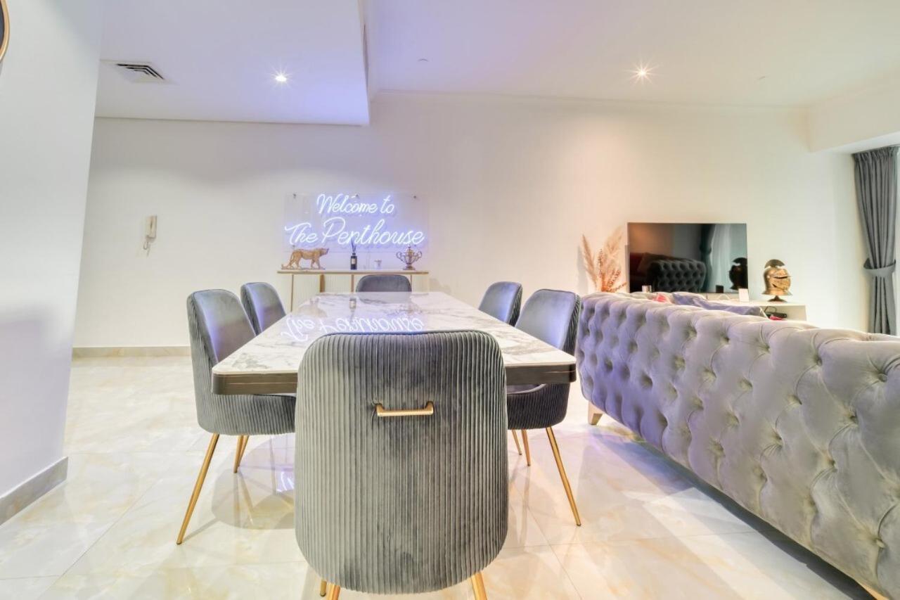The Marina Penthouse Near Jbr 46Th Floor Apartman Dubaj Kültér fotó