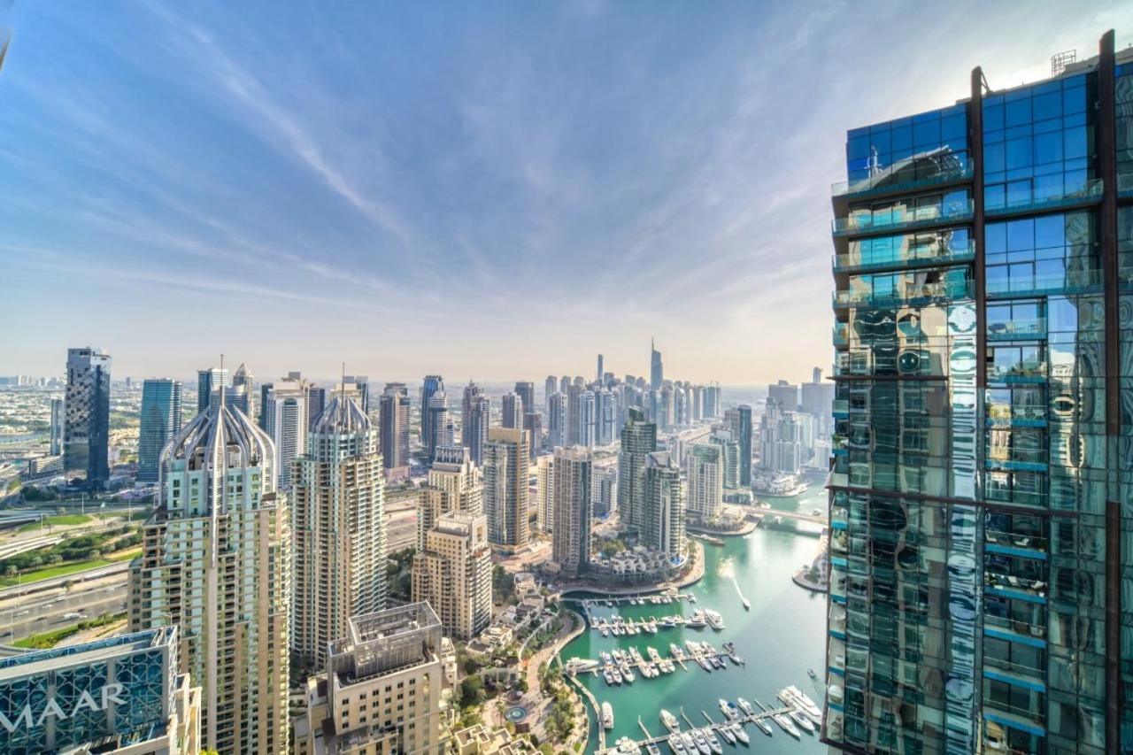 The Marina Penthouse Near Jbr 46Th Floor Apartman Dubaj Kültér fotó
