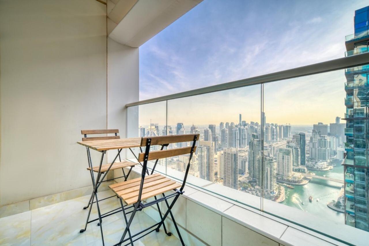The Marina Penthouse Near Jbr 46Th Floor Apartman Dubaj Kültér fotó
