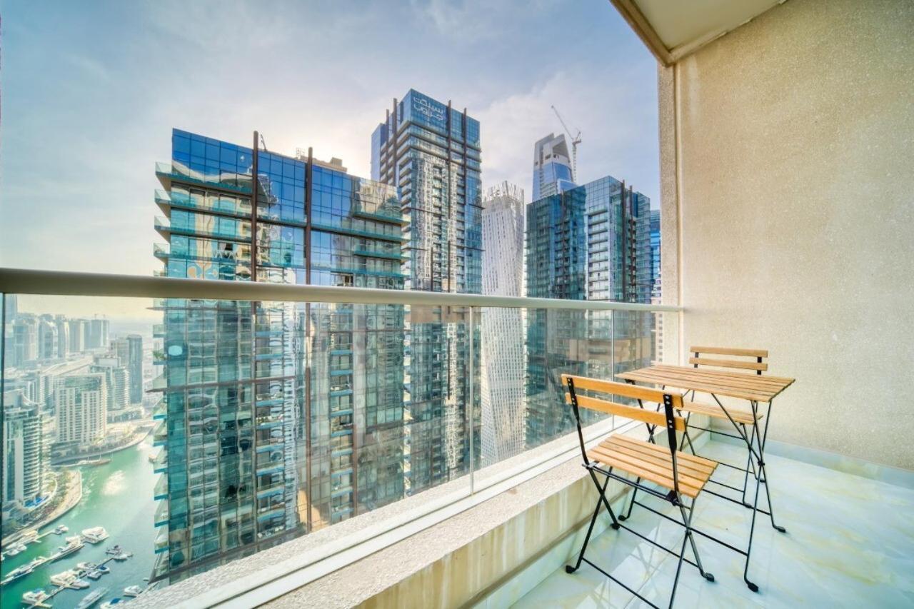 The Marina Penthouse Near Jbr 46Th Floor Apartman Dubaj Kültér fotó