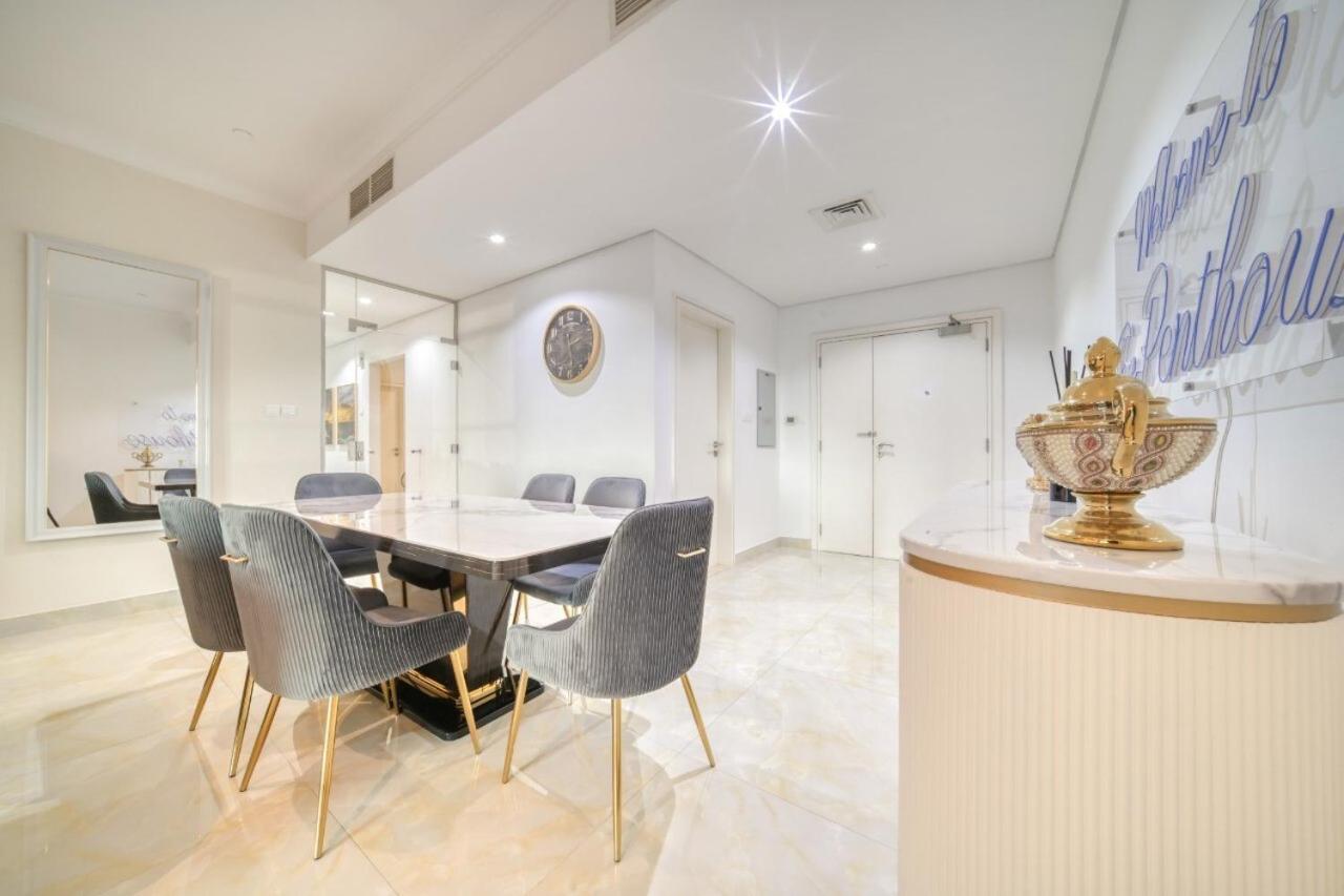The Marina Penthouse Near Jbr 46Th Floor Apartman Dubaj Kültér fotó