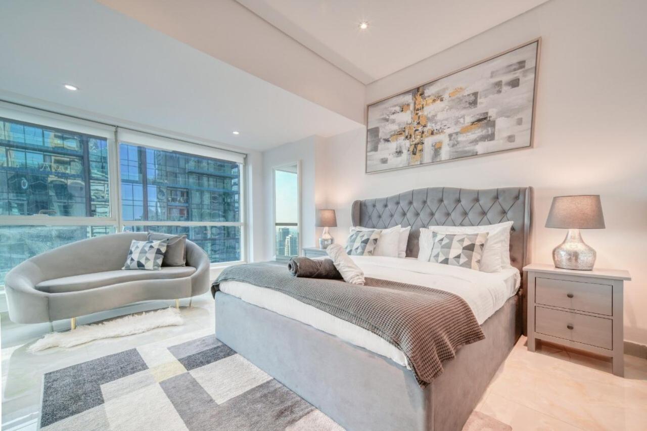 The Marina Penthouse Near Jbr 46Th Floor Apartman Dubaj Kültér fotó