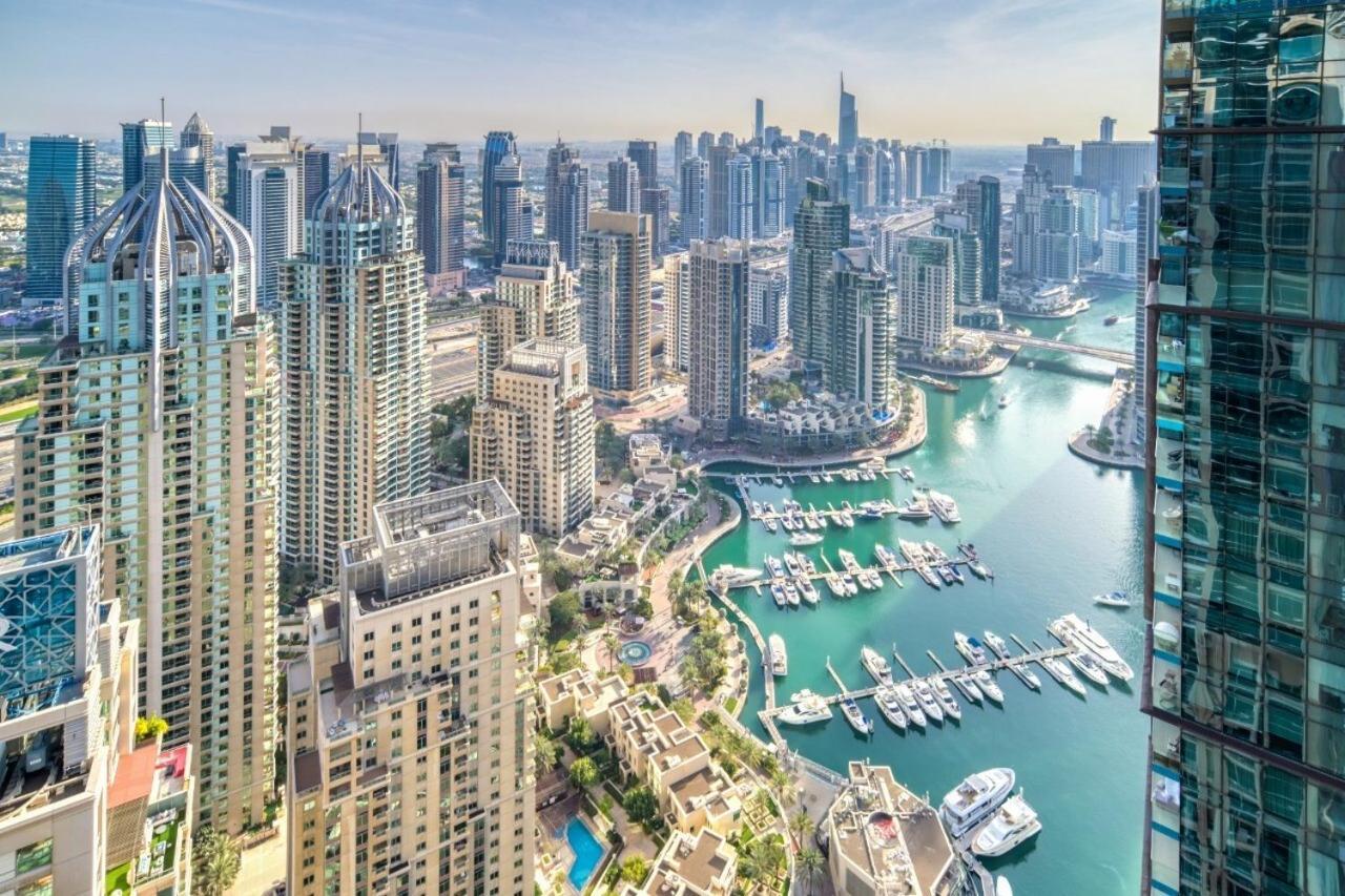 The Marina Penthouse Near Jbr 46Th Floor Apartman Dubaj Kültér fotó