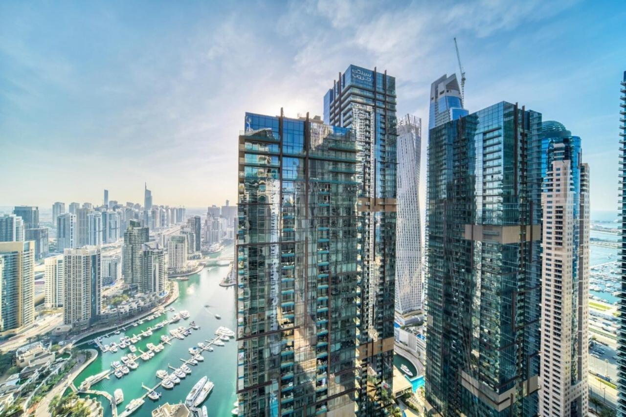The Marina Penthouse Near Jbr 46Th Floor Apartman Dubaj Kültér fotó