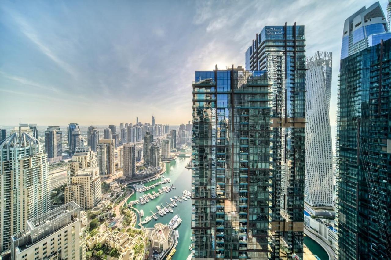 The Marina Penthouse Near Jbr 46Th Floor Apartman Dubaj Kültér fotó