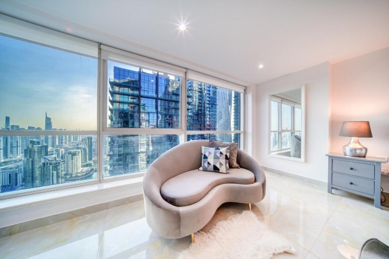 The Marina Penthouse Near Jbr 46Th Floor Apartman Dubaj Kültér fotó