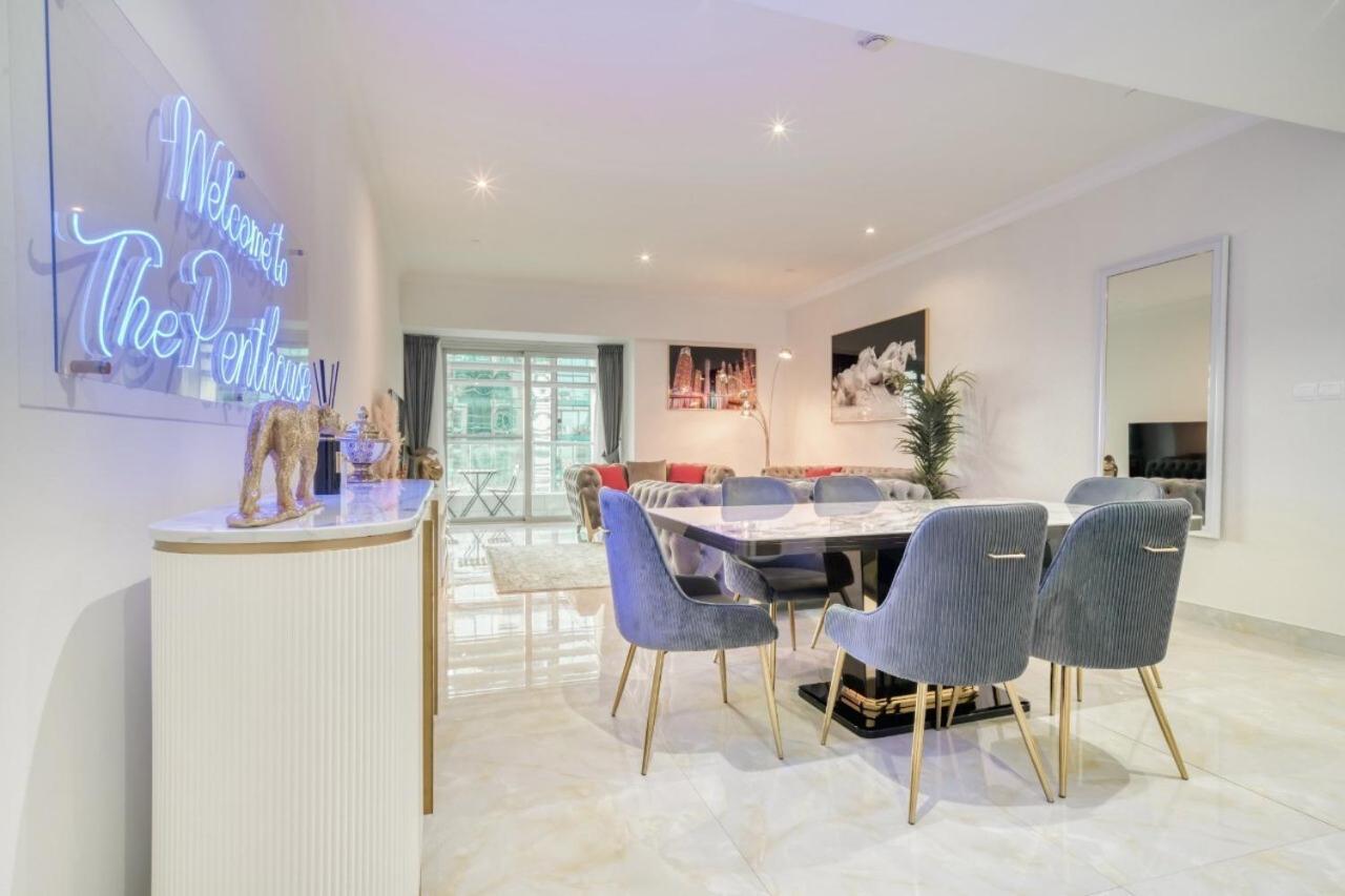 The Marina Penthouse Near Jbr 46Th Floor Apartman Dubaj Kültér fotó