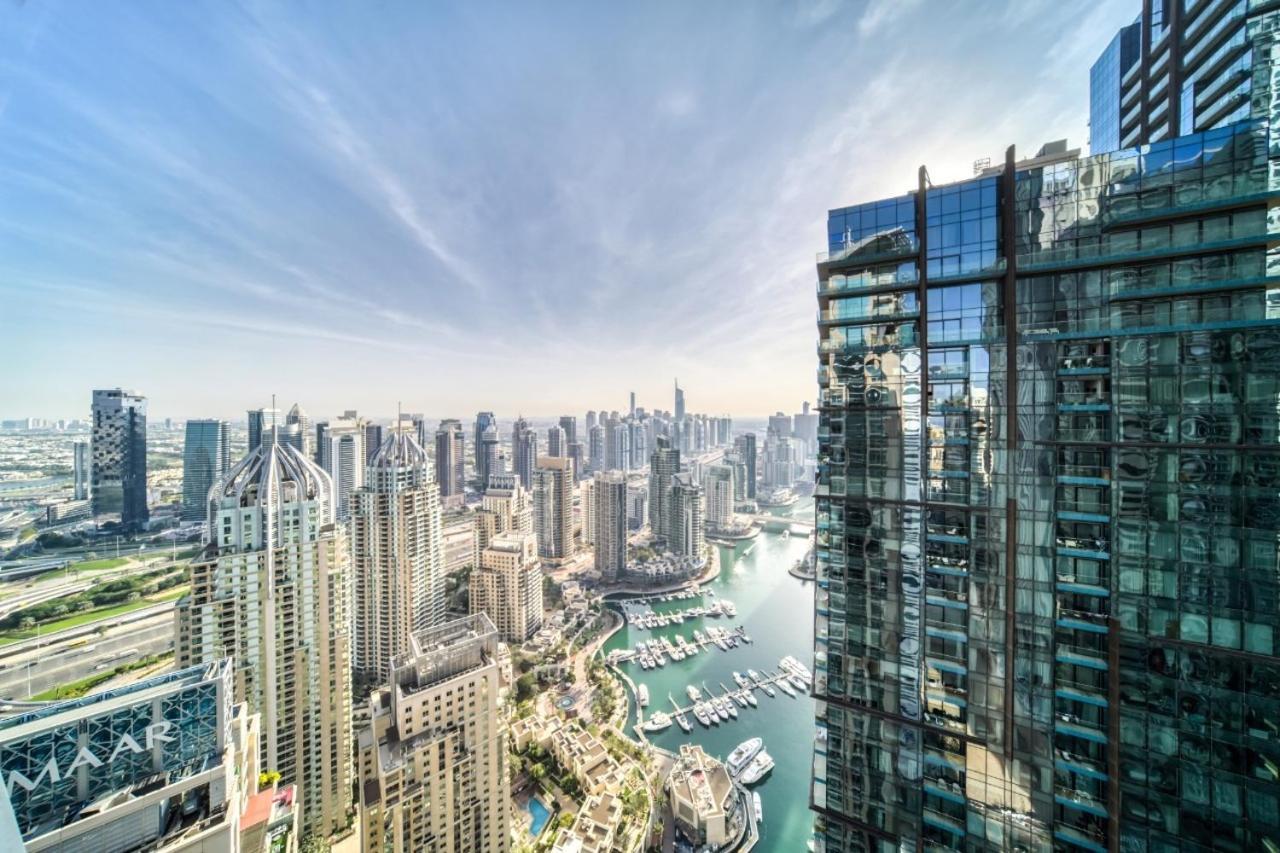 The Marina Penthouse Near Jbr 46Th Floor Apartman Dubaj Kültér fotó