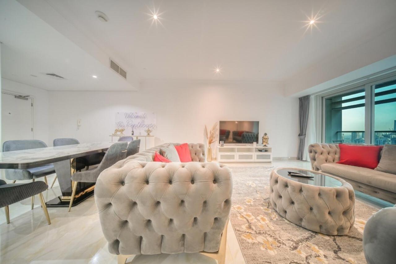 The Marina Penthouse Near Jbr 46Th Floor Apartman Dubaj Kültér fotó