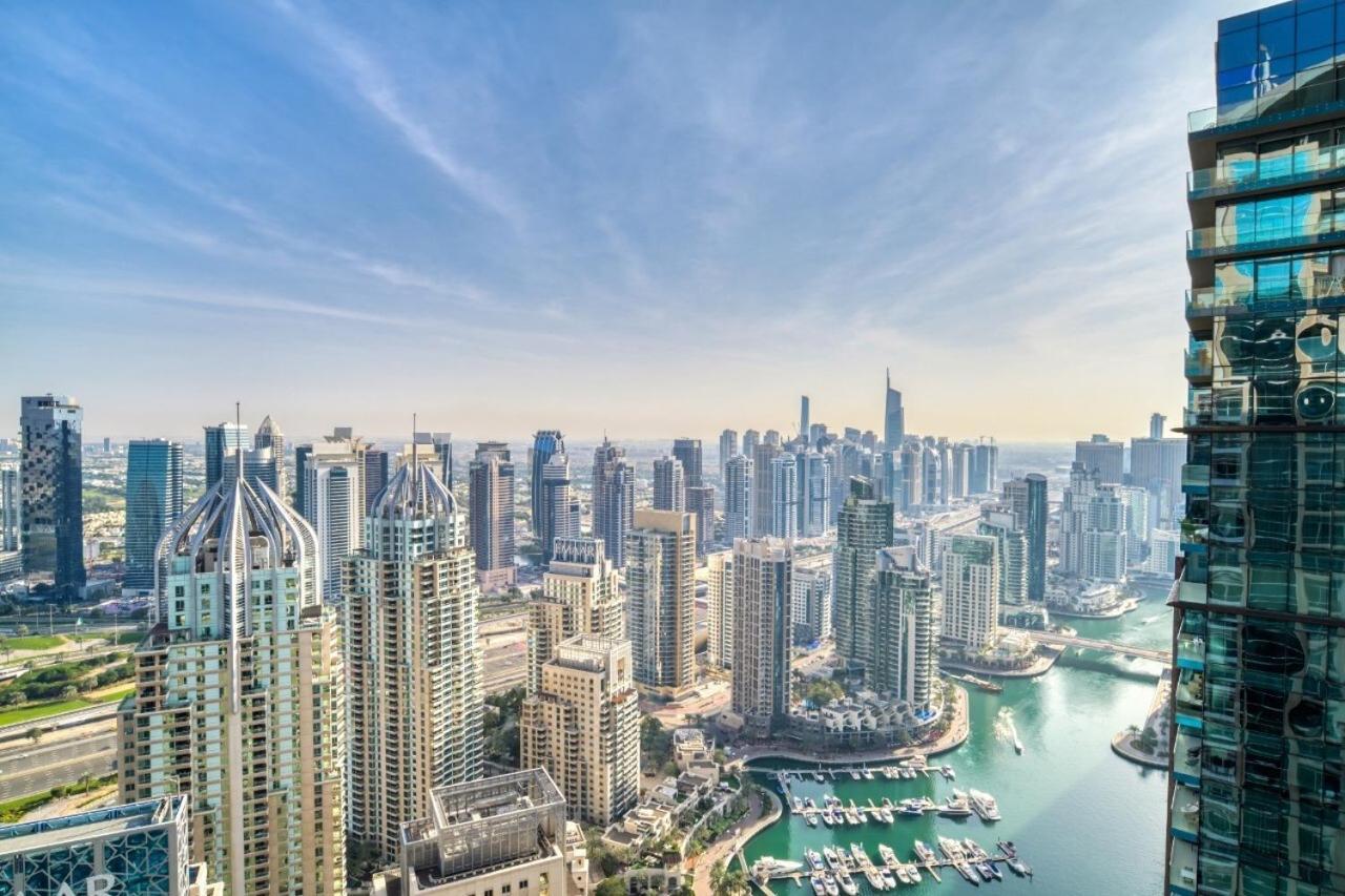 The Marina Penthouse Near Jbr 46Th Floor Apartman Dubaj Kültér fotó