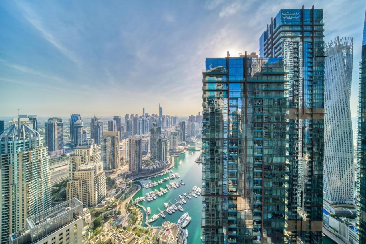 The Marina Penthouse Near Jbr 46Th Floor Apartman Dubaj Kültér fotó