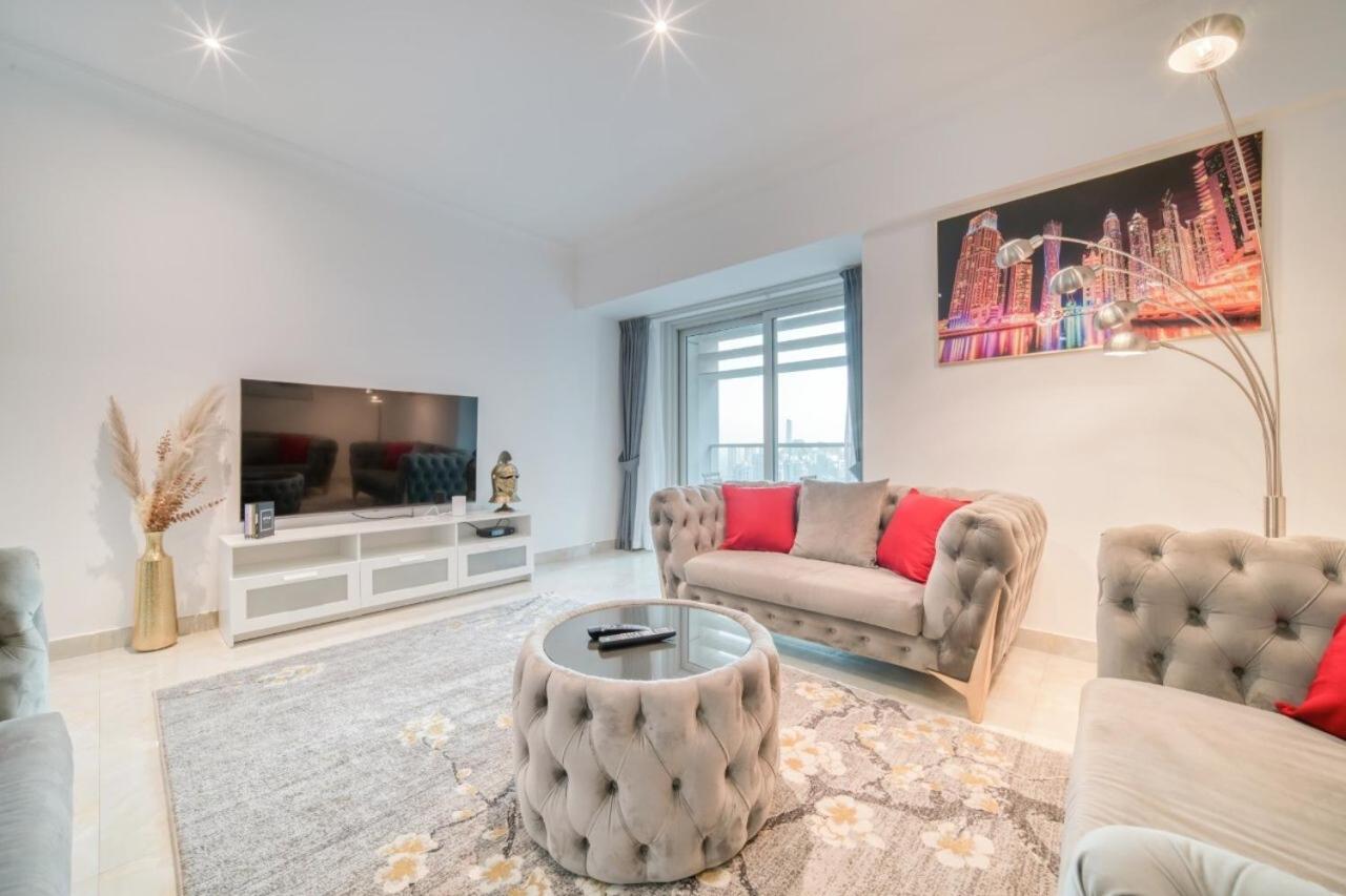 The Marina Penthouse Near Jbr 46Th Floor Apartman Dubaj Kültér fotó